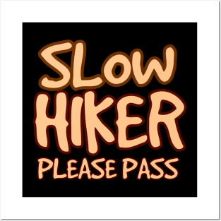 Funny hiking t-shirt designs Posters and Art